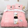 Cartoon Animal Cat Duvet Cover 3D Large Print Double Size Quilt Cover Bedding Set Single Set