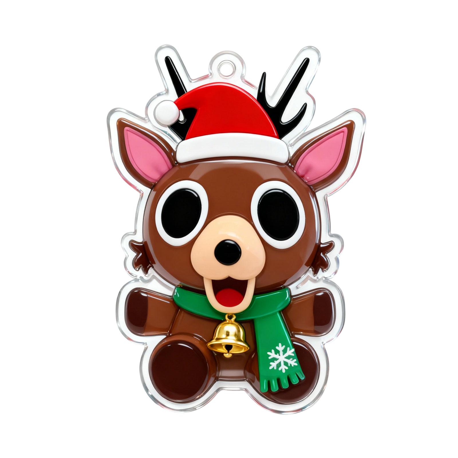 

2D Рождественский Подвесной Декор Бирка на Елку Тематическая Вечеринка Поделки Украшение One Size