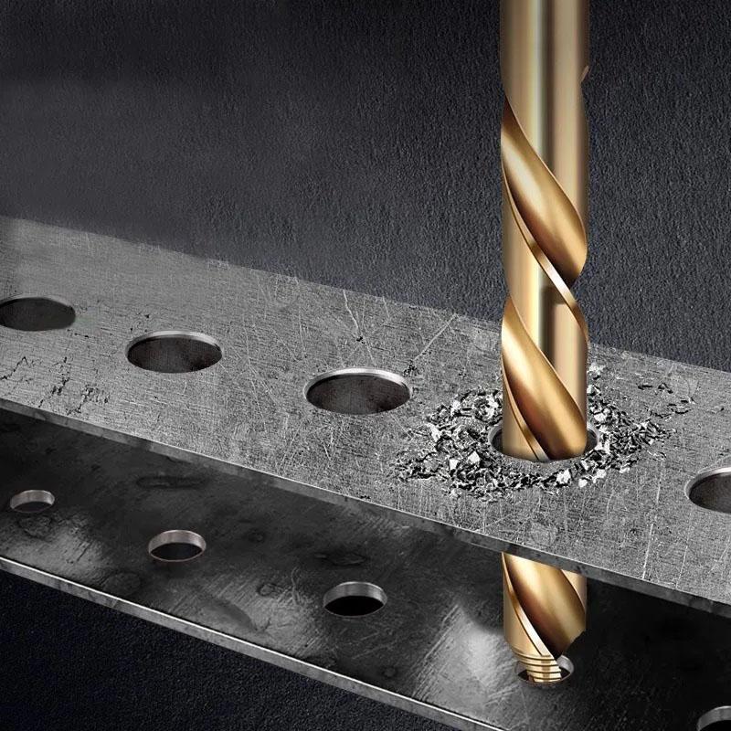 Cobalt Step Drill Bit M35 High Speed Steel Straight Shank 3-13mm HSS Twist Bit for Metal Stainless Steel Iron Drilling