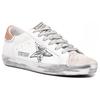 adidas Golden Goose Superstar Sliten Markörpenna Effekt Dam Sneakers Vit Brun Silver GWF00270-F002479-81504