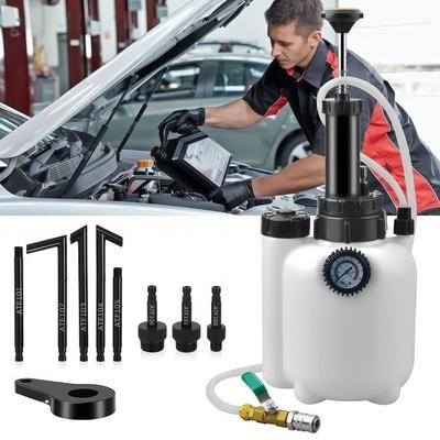 With Adaptors 3L Manual Transmission Fluid Pump Save Time Pressure Pumping Car Manual Brake Fluid Bleeder Kit Professional