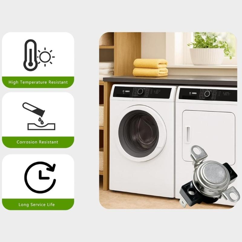 Energy Efficient High Limit Thermostat for Dryers Providing Optimal Drying Performances and Automatic Reset Function