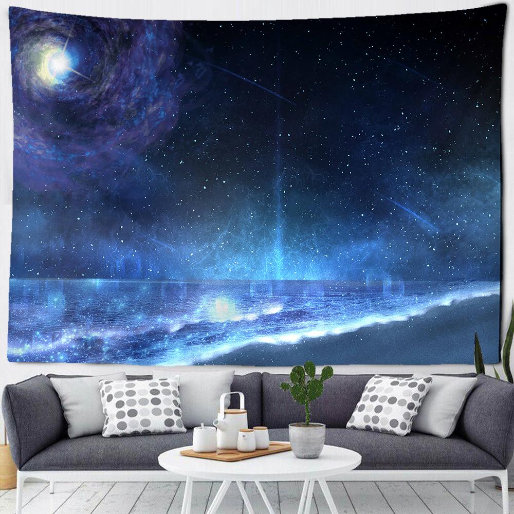 Starry Sky Galaxy Universe Space Tapestry Stars Wall Hanging Hippie Retro Home Decor Witchcraft Wall Cloth Tapestries