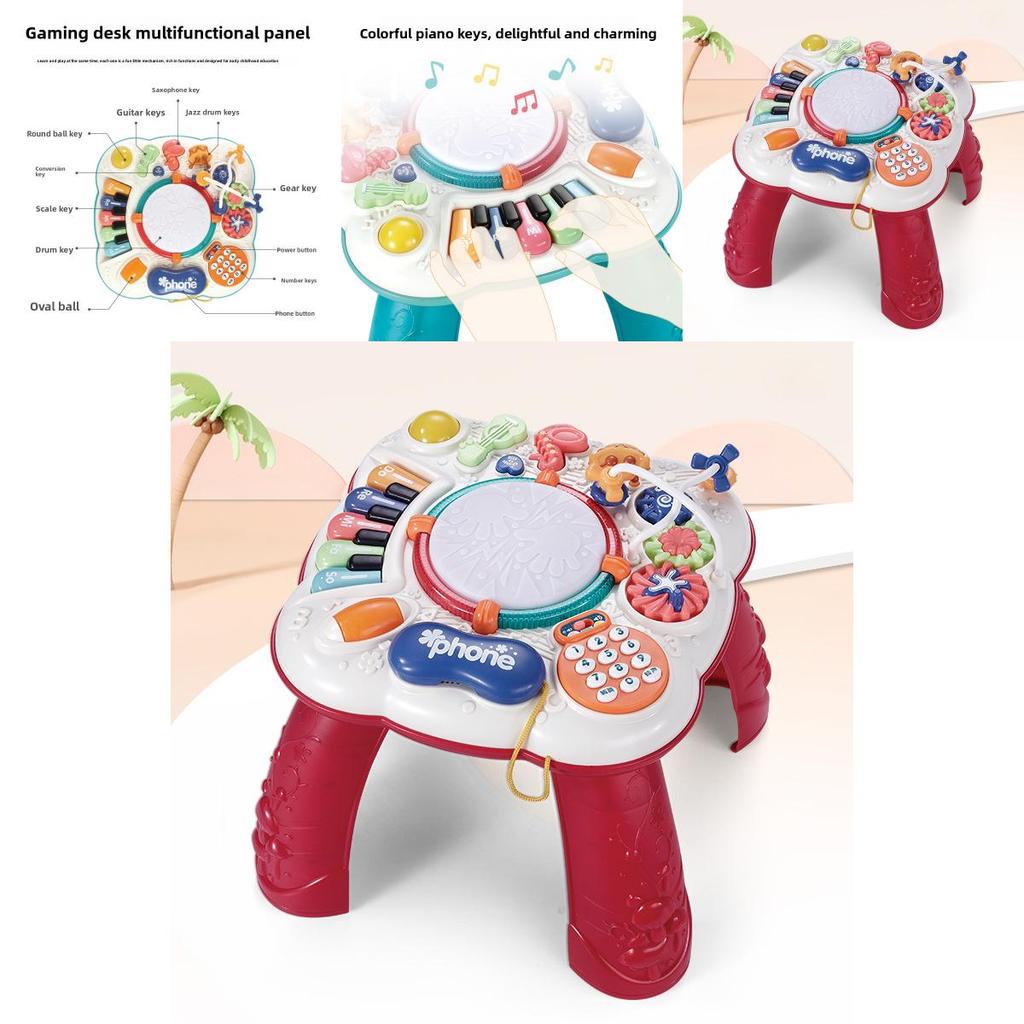Multi Functional Baby Learning Table With Music Toys For Ages 1 To 3 Years