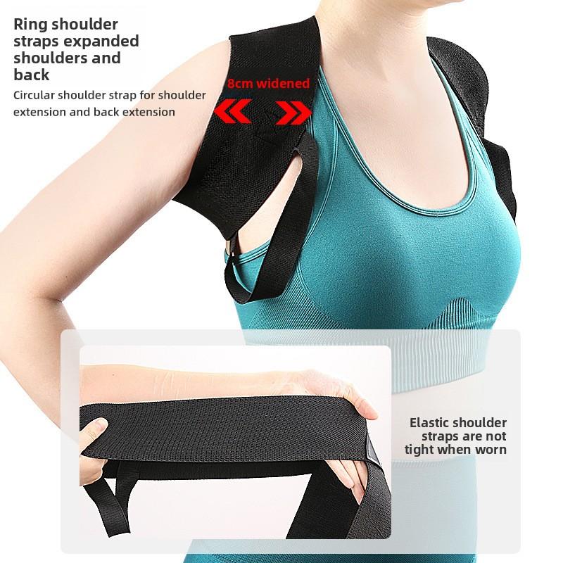 Rücken Trainingsgürtel Supine Push Open Schulter Gerade Rücken Orthese Männlich und Weiblich Hilfs Sport Fitness Trainingsgürtel Schwerer Schultergurt