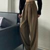 Wide Leg Suit Pants Women Vintage Female Casual Office Lady High Wasit Black Fashion Classic Pants Oversize Trousers