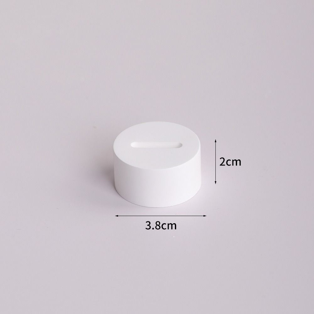 White Gypsum Jewelry Ring Display Rack Convenient Lightweight Creative Display Box Storage Holder Photography Props