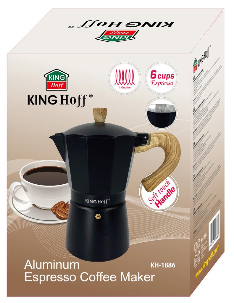 Kawiarka espresso Kafeterka ciśnieniowa KINGHOFF 300ml 6 filiżanek KH-1886