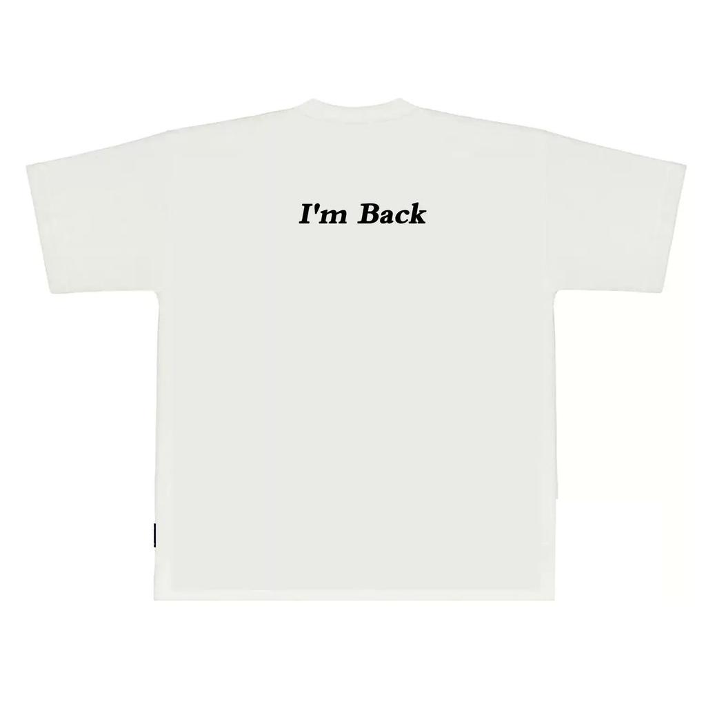 Summer 1995 Michael I'm Back Domineering Comeback Printed T-Shirt Cotton Short Sleeve Loose Trend Top