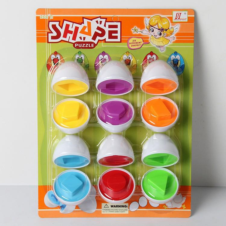50 Style Matching Smart Eggs: Educational Toys for Early Childhood Cognitive Development