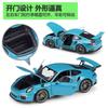 WELLY 1:24 Porsche 911 GT3 RS Alloy Sports Car Model Diecast Metal Toy Racing Car Model High Simulation Collection Children Gift
