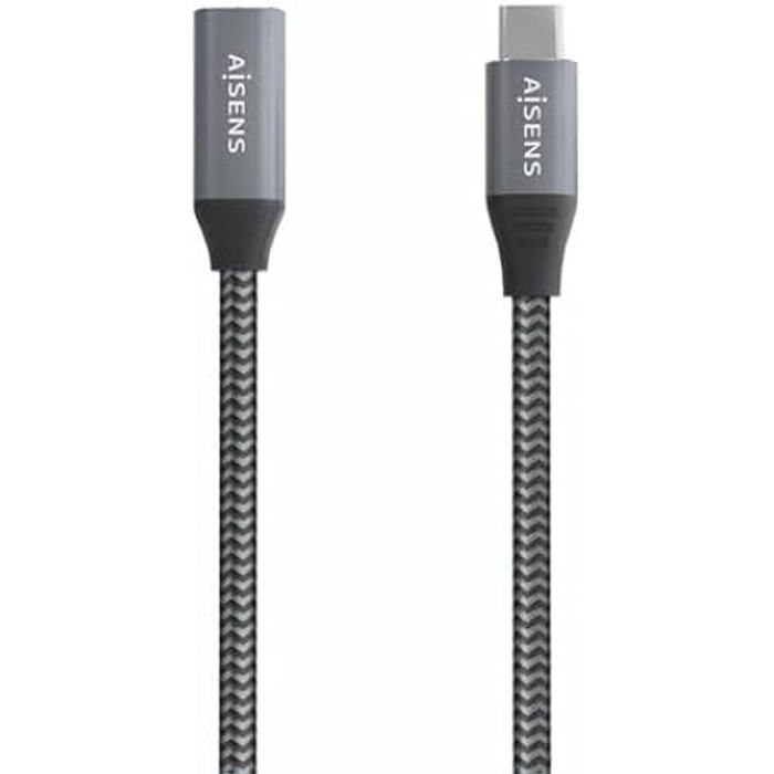 Câble rallonge USB - AISENS - 1,5 m - Gris - USB 2.0 - Vitesse de transfert rapide