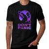 2026 Dont Panic Hitchhikers Quote TShirt Plain Tops Cheap Stuff Funny T Shirts for Unisex Ins Y2k