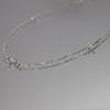 Korean S925 Sterling Silver Mini Cross Necklace for Women – Versatile Fashion Design Clavicle Chain