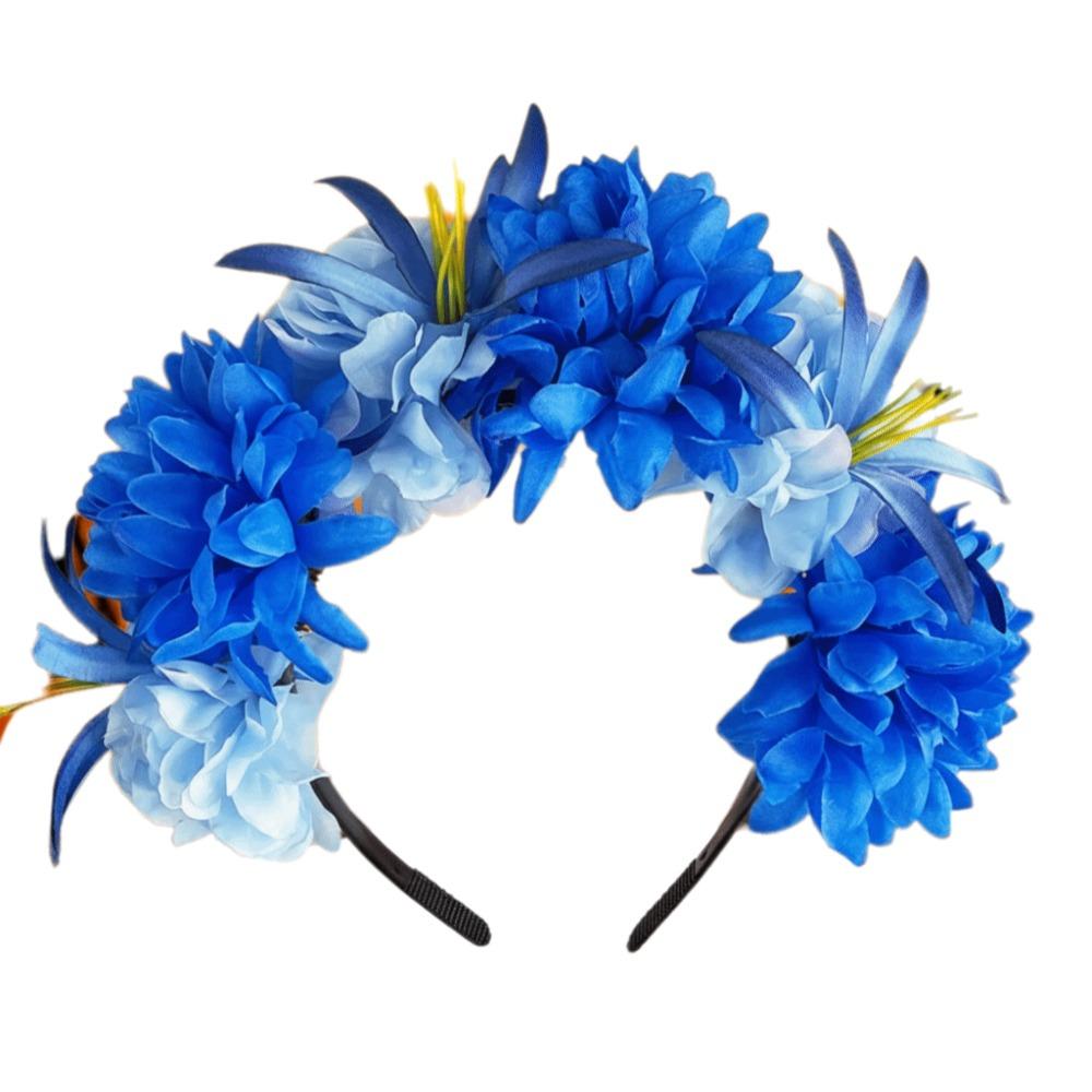 Helles künstliches Ringelblumen-Haarband Lebendiges unechtes Ringelblumen-Blumen-Haarstück Feiertags-Treffen