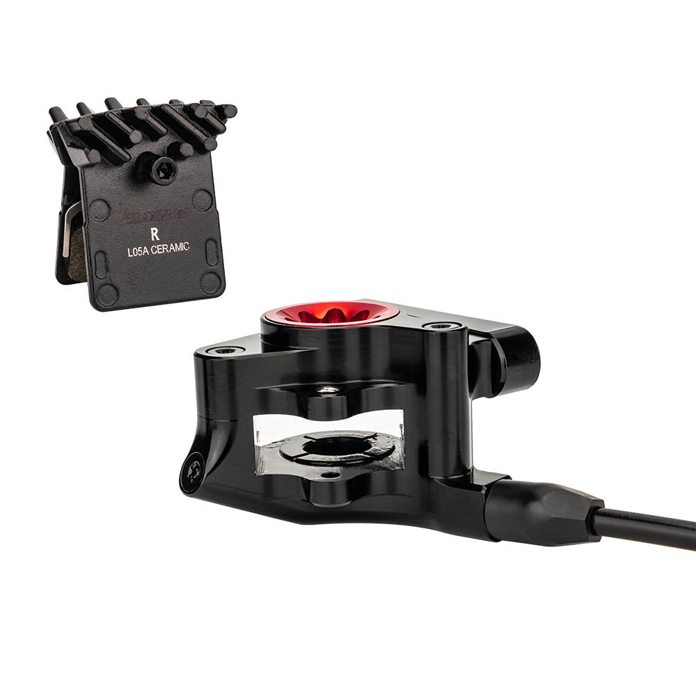 ZTTO Road Bike Flat Mount Hydraulic Disc Brakes 22mm Piston Mineral oil Calipers Front 900mm 1700mm Wear-resisting Cooling pads