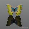 50pcs 2 Holes Mixed Color Butterfly Wooden Buttons Sewing Scrapbooking DIY