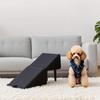 Składane Split Schodki dla Psa Pufka Schodki dla Zwierząt Drabinka Antypoślizgowe Do Wspinania Łóżko Sofa Wielofunkcyjny Bawełniany Len Stołek Stopień dla Psa