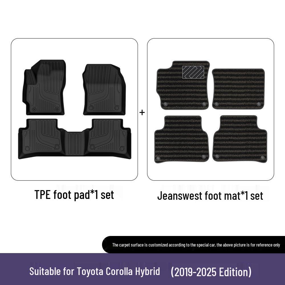 Eco-Friendly TPE Car Mats for Toyota Corolla