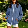 Women's Casual Long Sleeve Hooded Jacket for Everyday Wear