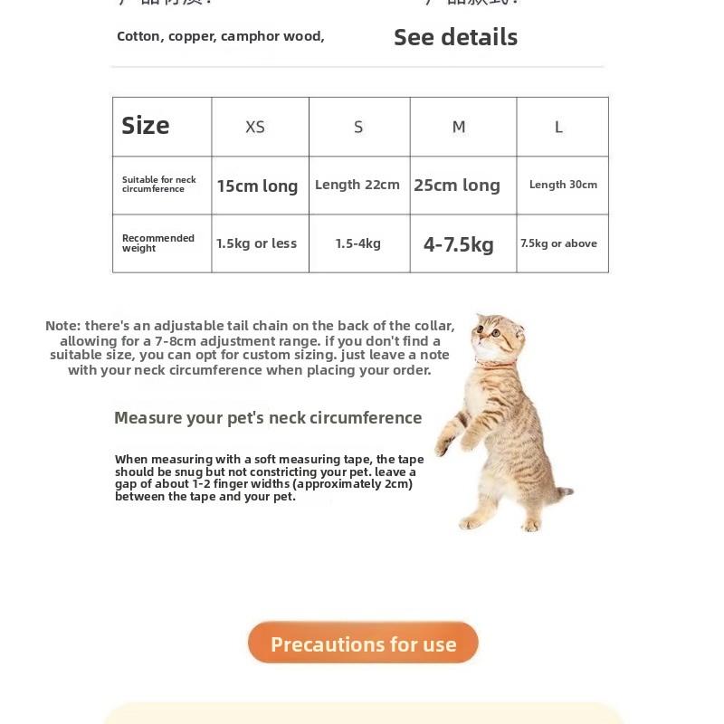 Adjustable Decorative Pet Collar With Bell Floral Fabric Safety Clasp Necklace For Cat Kitten Small Puppy