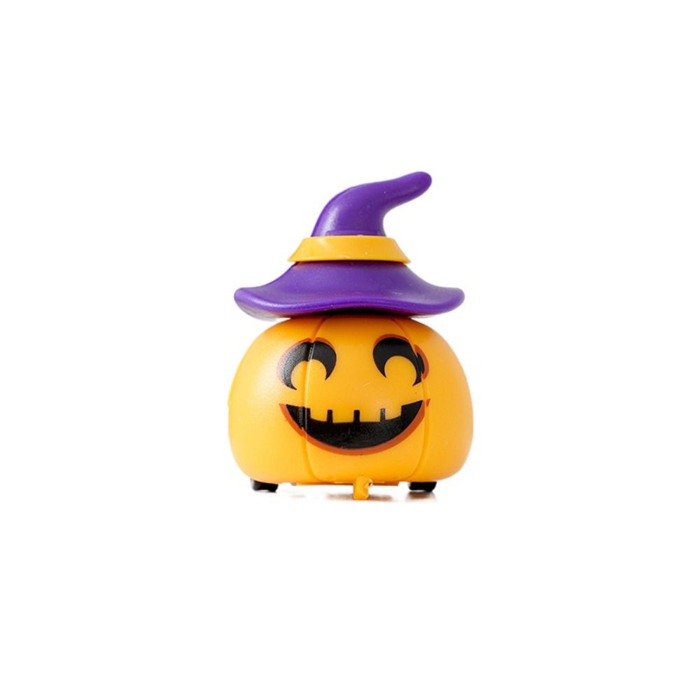 Cute Pumpkin Car Toy ABS Halloween Pull Back Toy Car Ghost Inertia Toy  Children/Kids/Toddlers