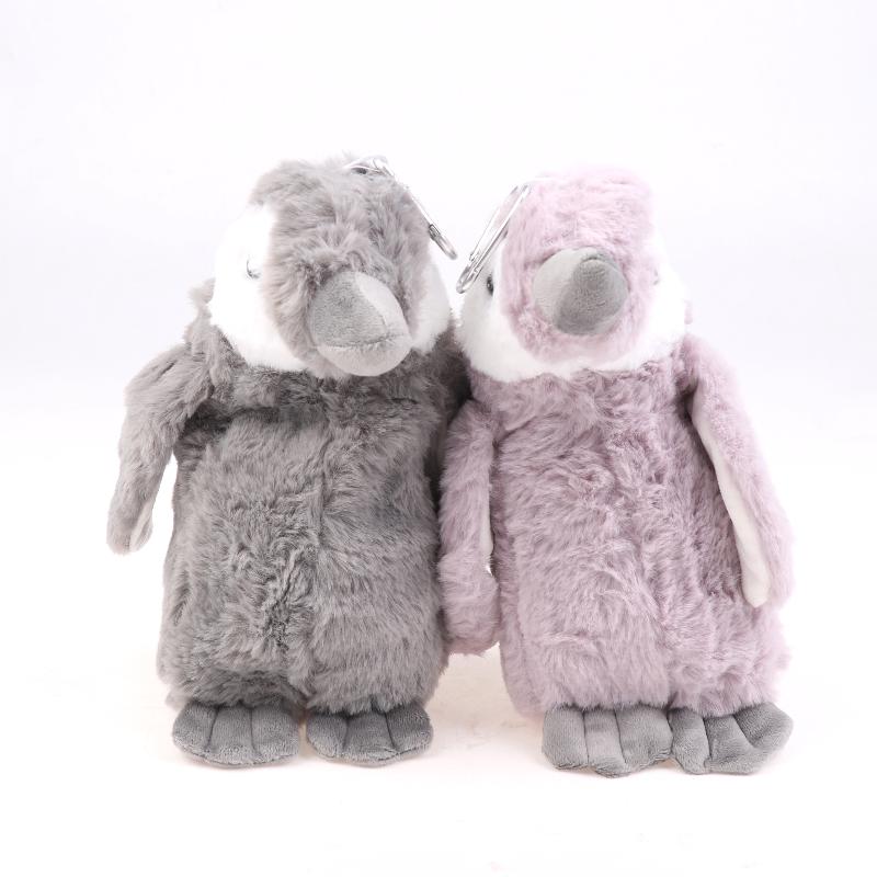 Cute Cartoon Plush Penguin Pencil Case Creative Stuffed Animal Pen Pouch Student Stationery Storage Bag School Supplies