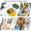 Plastic Bento Box with 1 Compartment Cold Heat Insulated Lunch Storage Box Kids School Bento Box Food Prep Container 27Oz