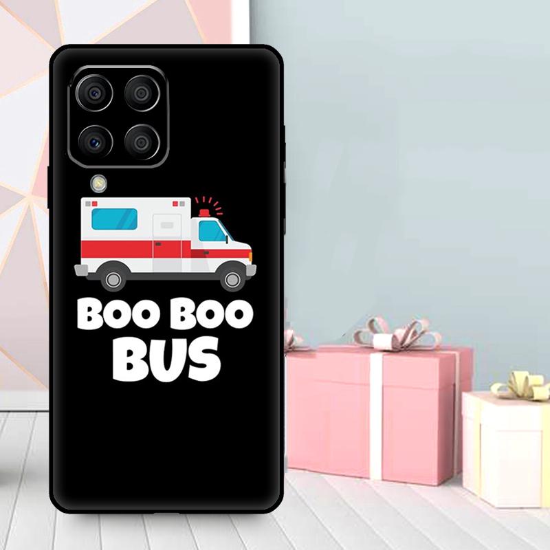 Wee Woo Ambulance Case For Samsung Galaxy M06 M11 M31 M14 M34 M54 M12 M32 M52 M15 M13 M16 M36 M56 M53 M35 M55