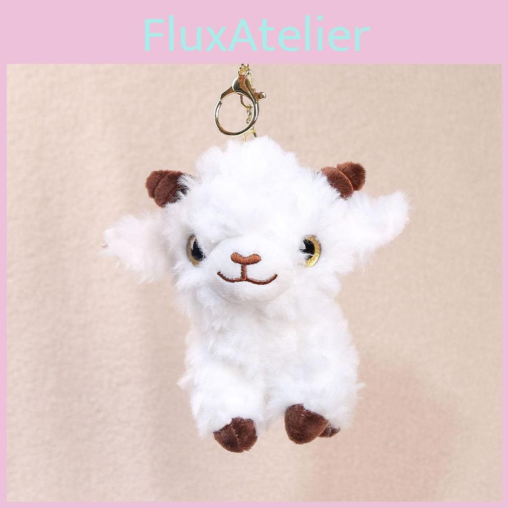 Cute Alpaca Plush Toy Keychain With Soft Short For Girls Bags And Accessories