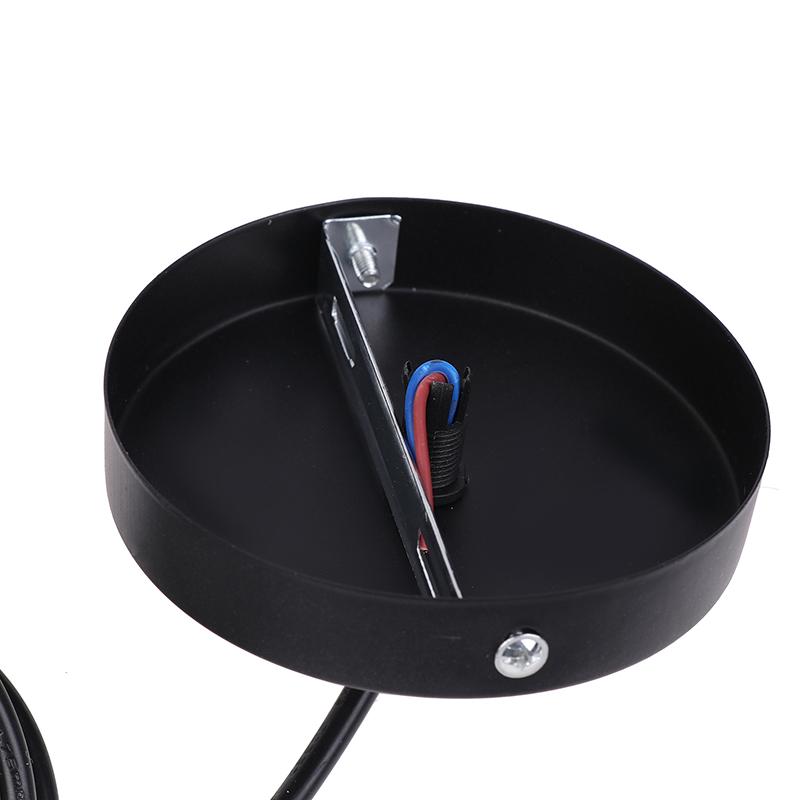 E27 Hängelampenfassung mit 0,5/0,8/1/1,2/1,5/2M Hängekabel Deckenlampensockel für Haushaltshänge-Pendelleuchte Kronleuchter