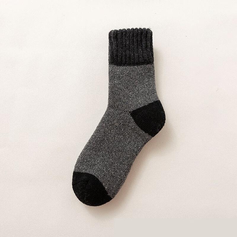 Men s Winter Thick Wool Socks One Size