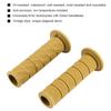 2Pcs 22mm Universal Vintage Motorcycle Handlebar Grips Diagonal Handle Bar Ends (Light Tan)