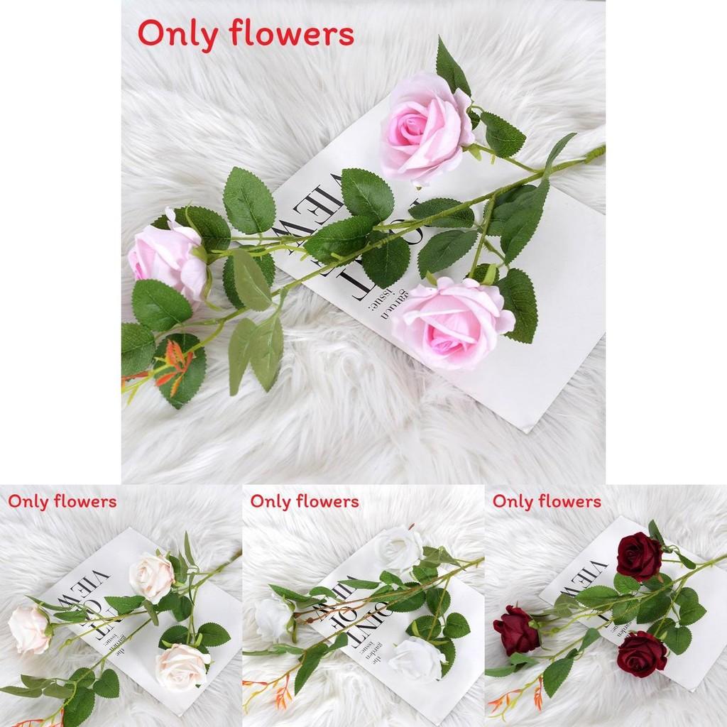Rose Fake Flower Arrangement With Silk Craft For Bridal Photography And Home Decoration