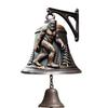 Animal Doorbell Vintage Dog Welcome Bell Wall Mounted Sasquatch Door Bell for Front Door Porch Home Entrance Decoration