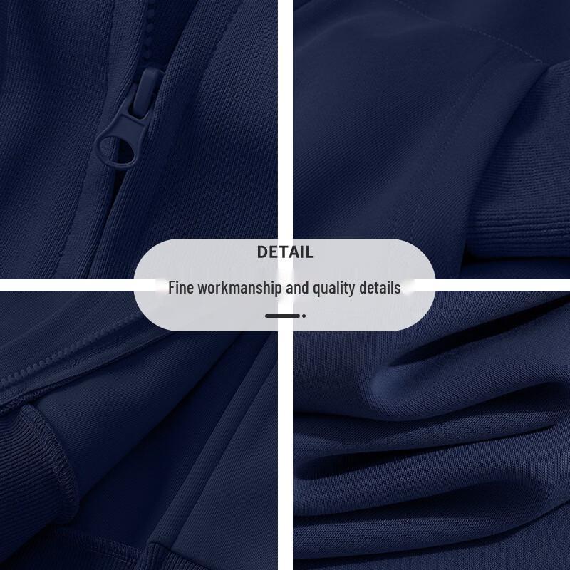 Damen Koreanischer Stil Kapuzen-Reißverschluss-Strickjacke Sweatshirt
