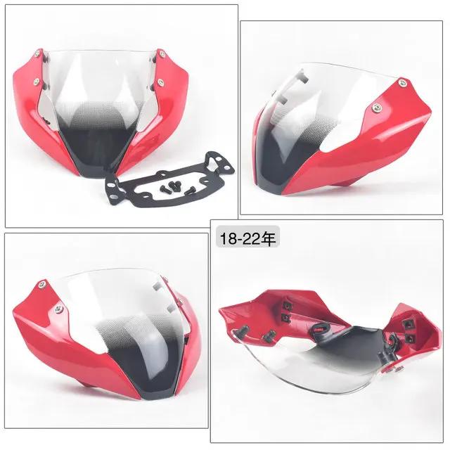 Motorbike Windshield Deflector With Bracket Mounting Screws For DUCATI MONSTER 797 821 1200S 2014-2025 Years