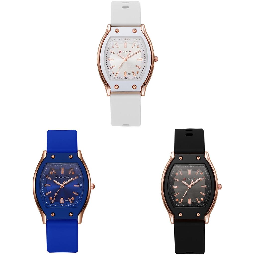 Small Fragrance Style Ladies Silicone Watch With Quartz Movement For Casual Girls