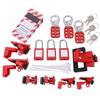 Electrical Lockout Tagout Kit Loto Tag Hasp Padlock Breaker Lock Out Device Storage Bag for Industrial Use