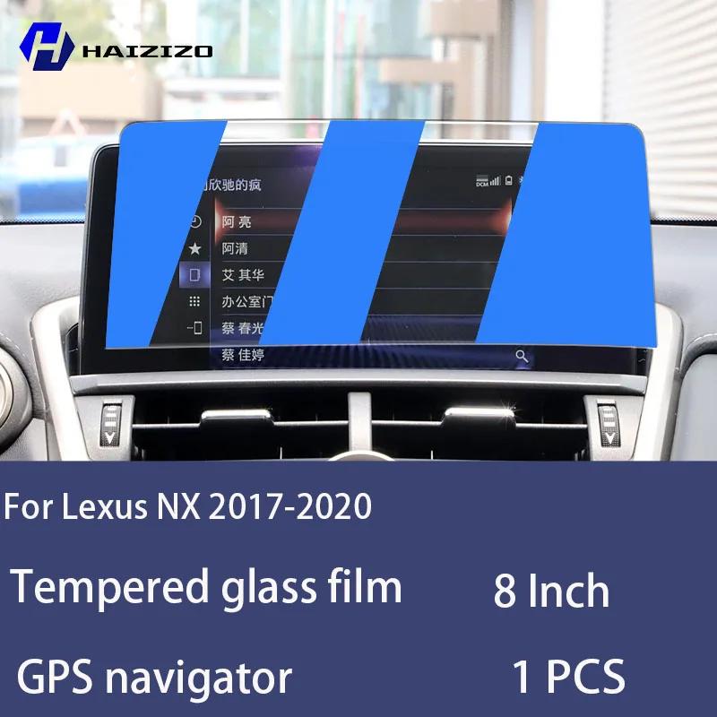 For Lexus NX300 2017- Tempered Glass Car Navigation Screen Protector Film Dashboard Monitor Screen Protective Film refit