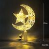 Festive Luminous Star Tree Topper - Transparent Lighted Five-Pointed Star for Christmas Decoration