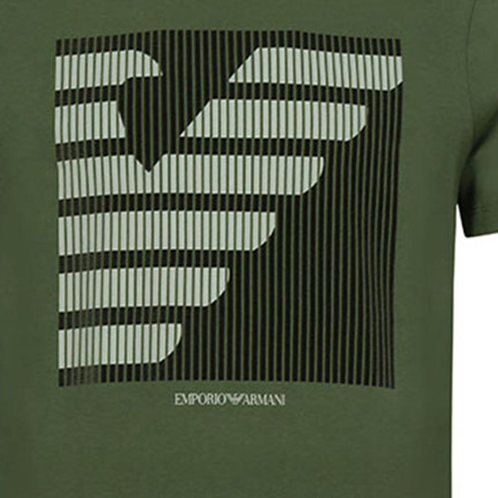 EMPORIO ARMANI T Shirt Men's Green 3Z1T89-1J00Z-0534