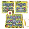 Kids' Wooden Train Garage Magnetic Maze Bead Game - Pen Control & Counting Board Educational Toy