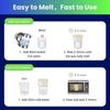 Nose Wax Kit Men, 200g Wax, 40 Applicators for 30-40 Uses. Easy, Quick & Painless Instant Nasal Waxing Kit for Men and Women