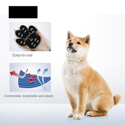 4 bucăți/set articole pentru animale de companie tălpi interioare pentru câini, anti-alunecare, impermeabile, pentru protecția labei pentru animale