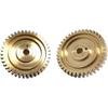 Brass Convertible Top Transmission Gears Left & Right Side For Porsche Boxster 1997-2012, Replace# 98756118000, 987561179