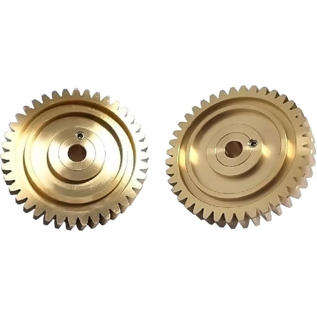 Brass Convertible Top Transmission Gears Left & Right Side For Porsche Boxster 1997-2012, Replace# 98756118000, 987561179