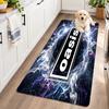 Flannel Kitchen Mat Oasis Soft Area Rug Non Slip Floor Carpet Home Decoration