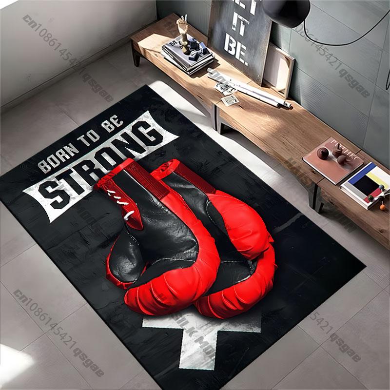 Strength Determination Boxing Gloves Carpet Yoga Living Room Room Decor Children's Crawling Mat Doormat Area Rug Games Mat