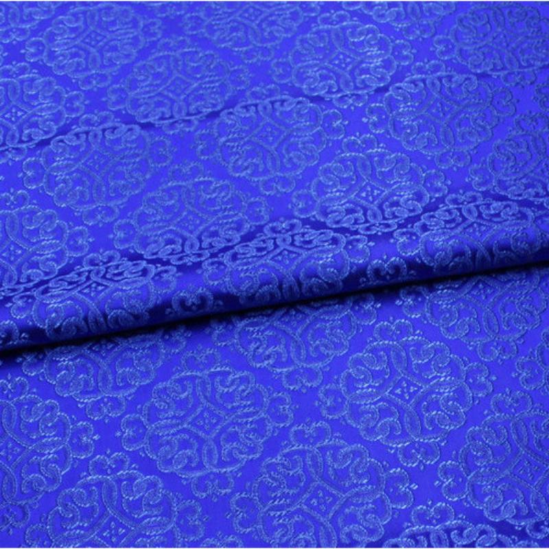 100x75cm Chinese Style Jacquard Brocade Silk Fabric for Diy Cheongsam Hanfu Children's Clothing Robe Ethnic Clothing Cloth